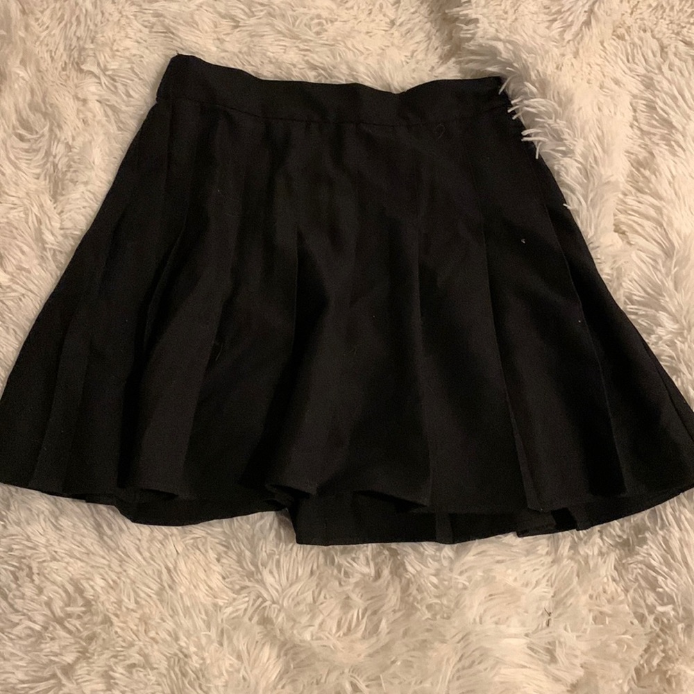 Garage Black Tennis Skirt. Size XS